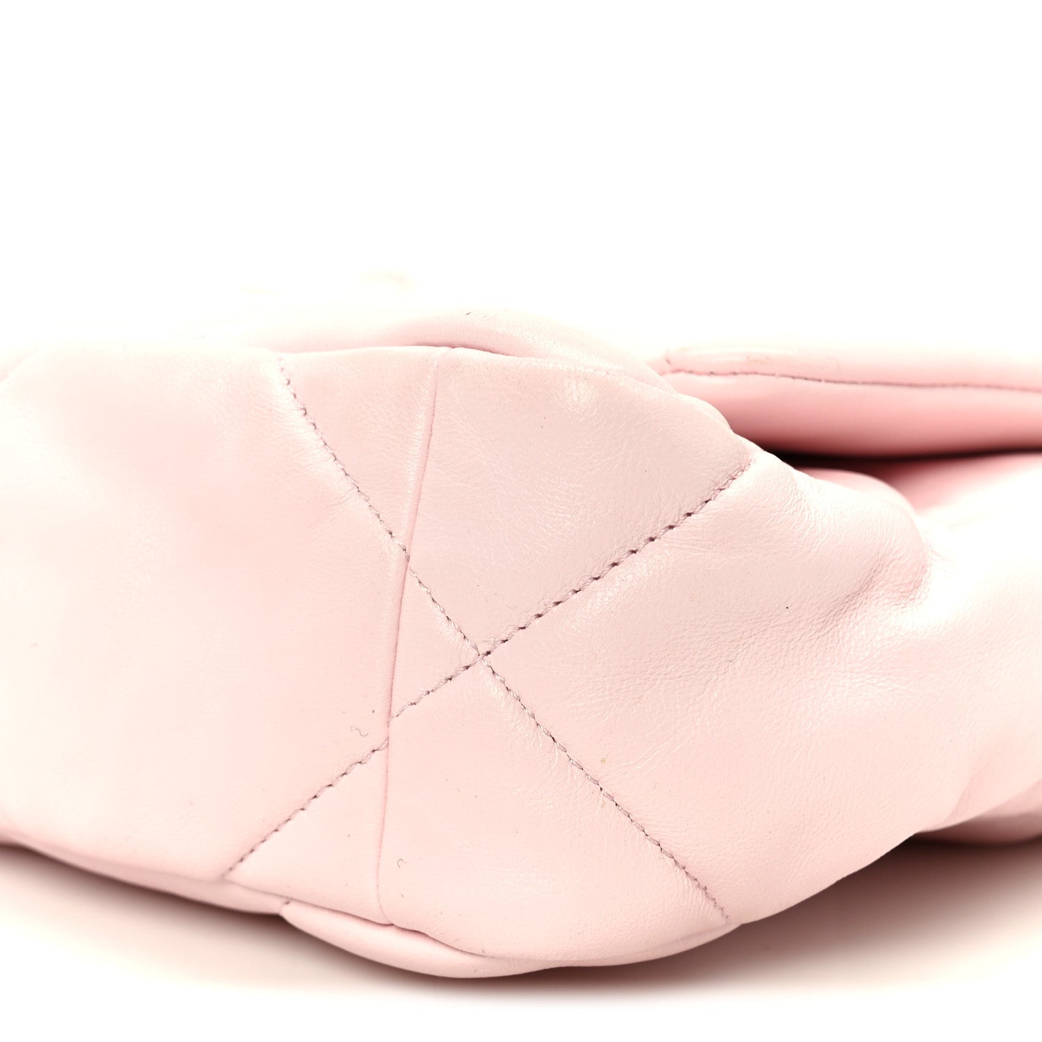 Lambskin Quilted Medium Chanel 19 Flap Light Pink