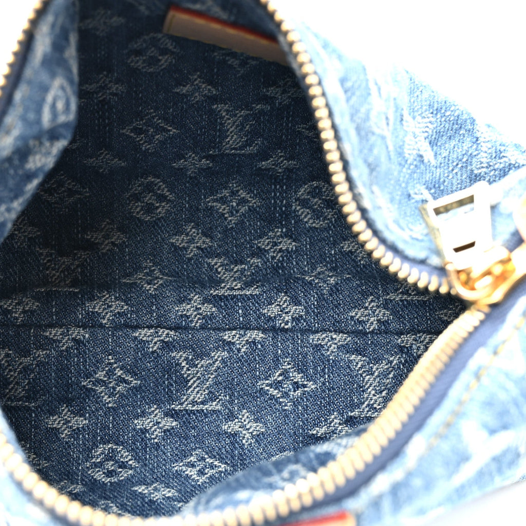 Monogram Denim Hills Pochette Blue
