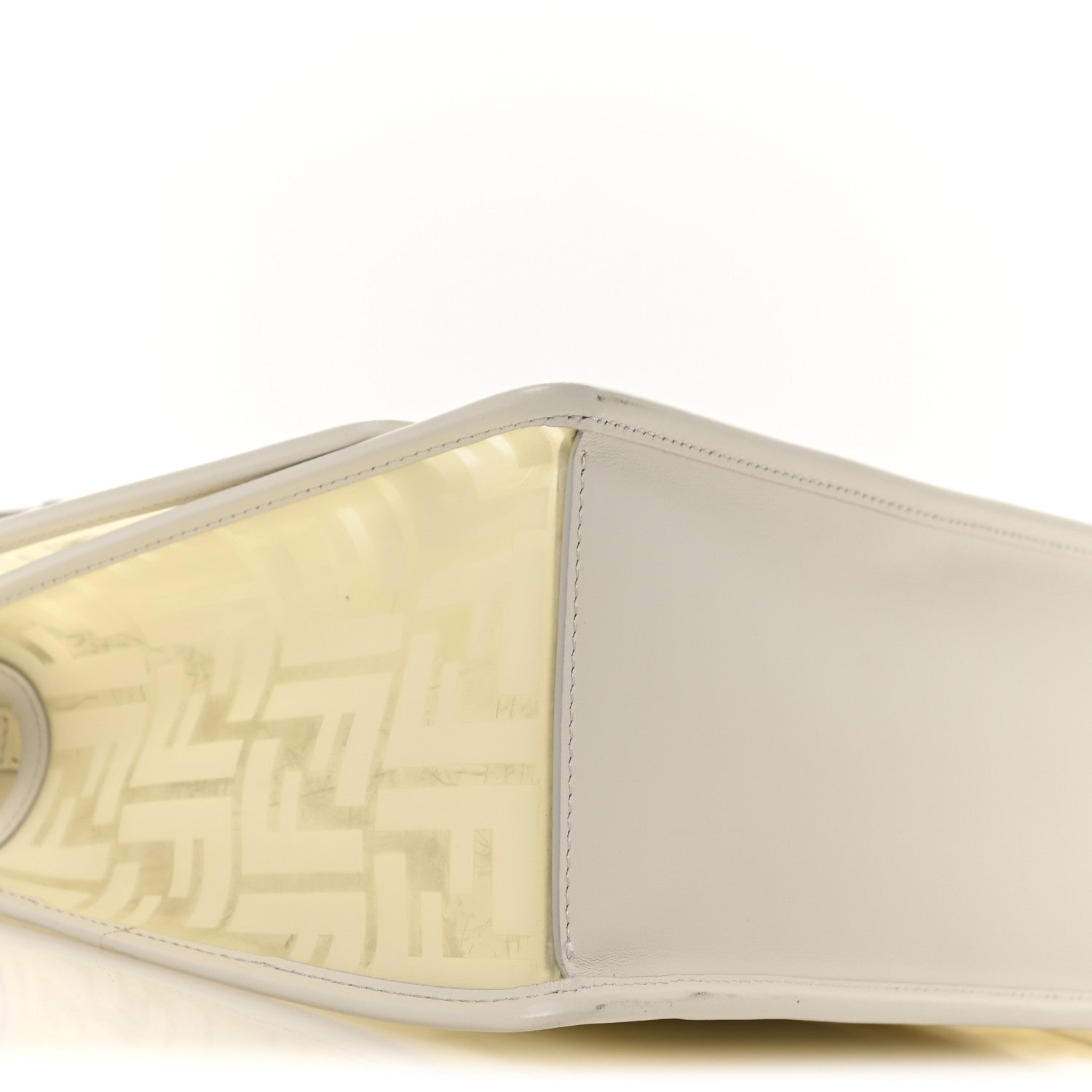 TPU FF Vitello Century F is Fendi Kan I Shoulder Bag White