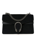 Suede Small Dionysus Shoulder Bag Black