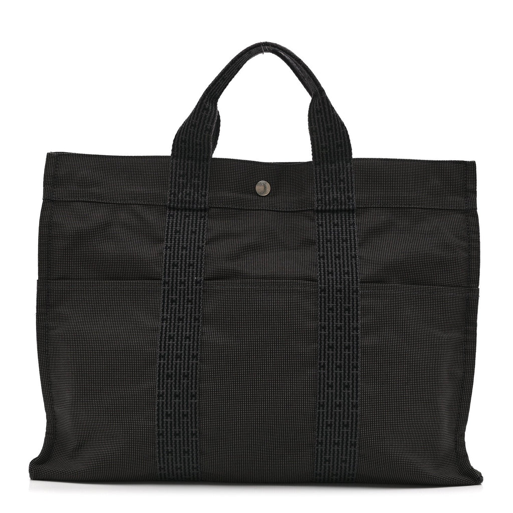 Canvas Herline MM Tote Grey