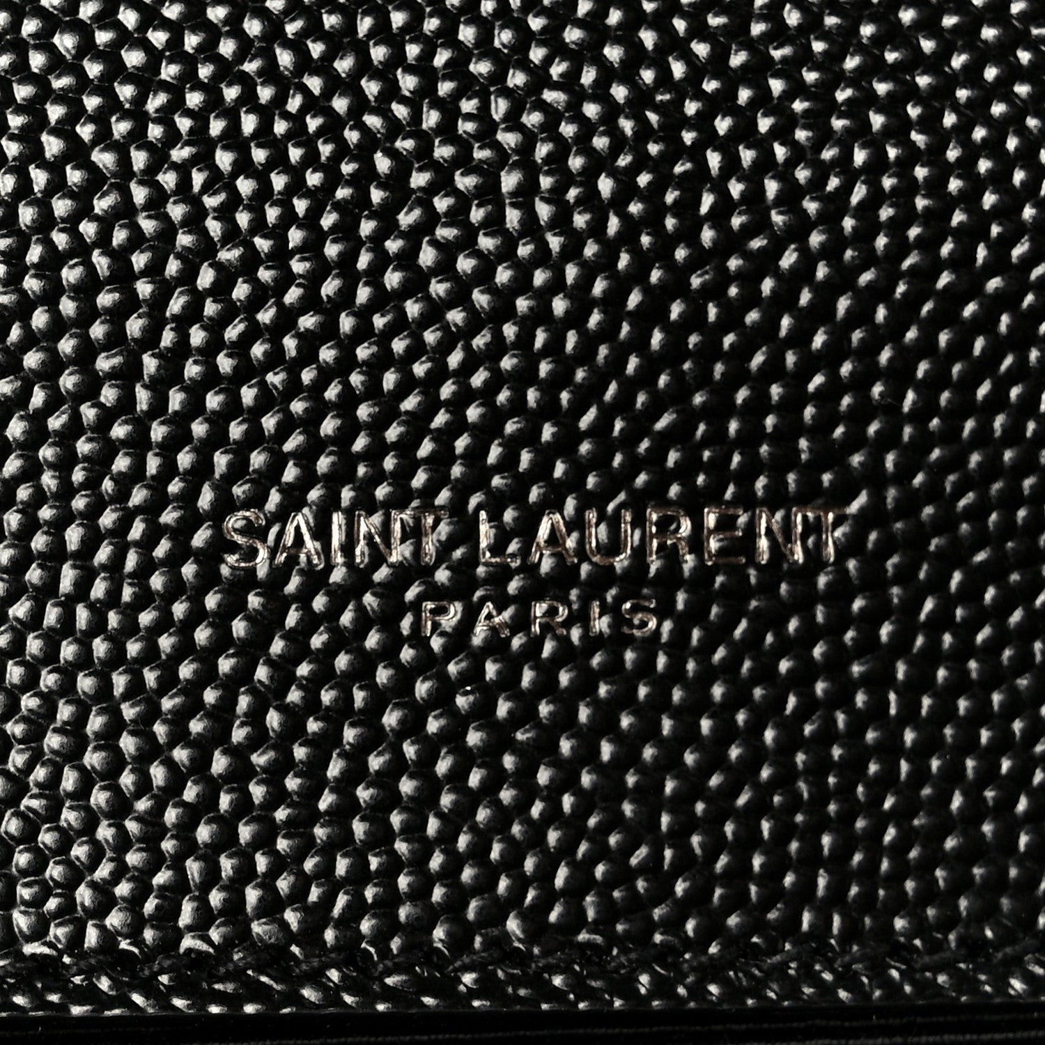 Grain De Poudre Textured Mixed Matelasse Triquilt Medium Monogram Monochrome Satchel Black