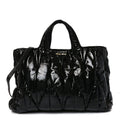 Nappa Matelasse Top Handle Black