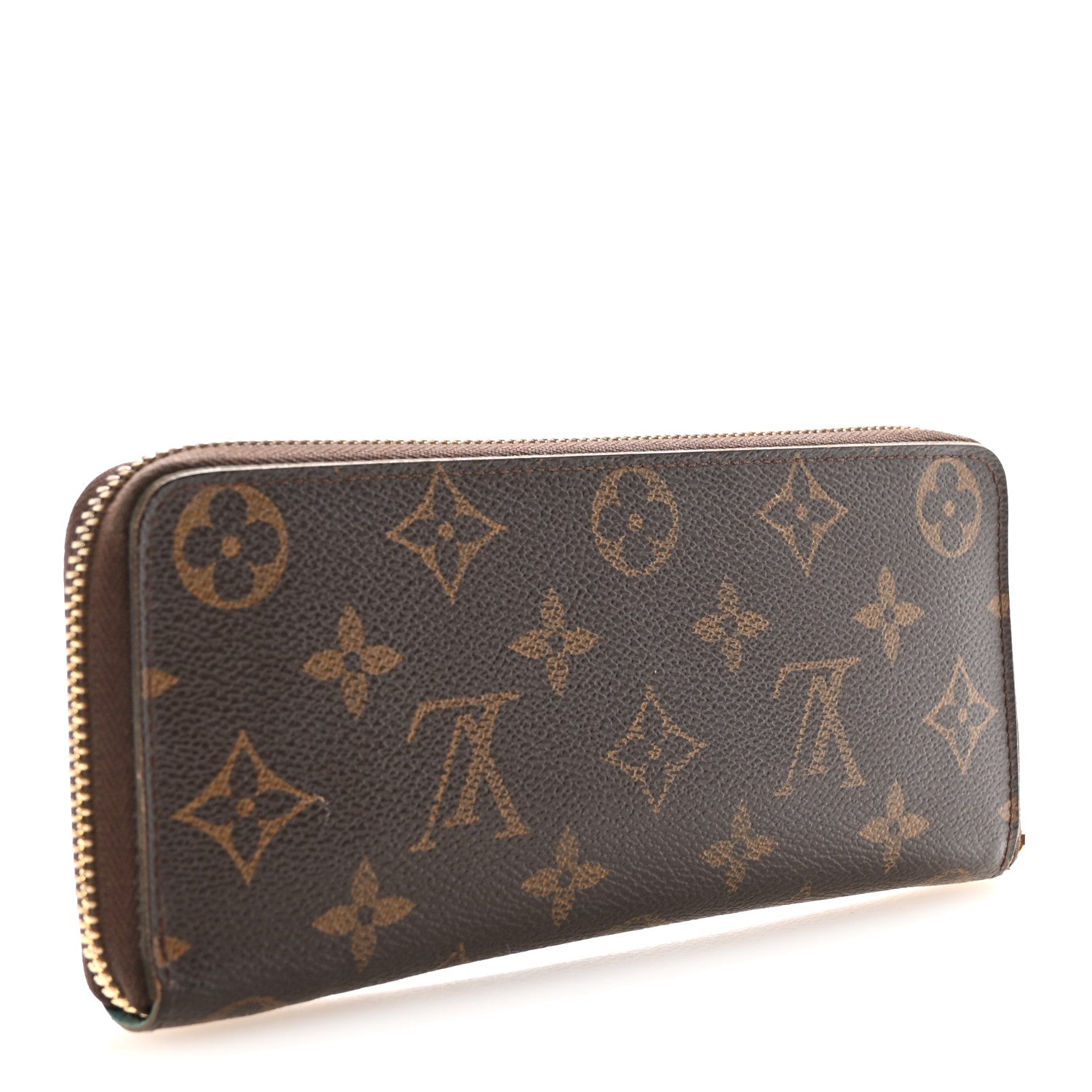 Monogram Clemence Wallet Turquoise