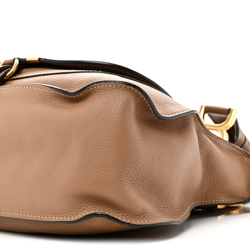 Calfskin Medium Marcie Satchel Nut