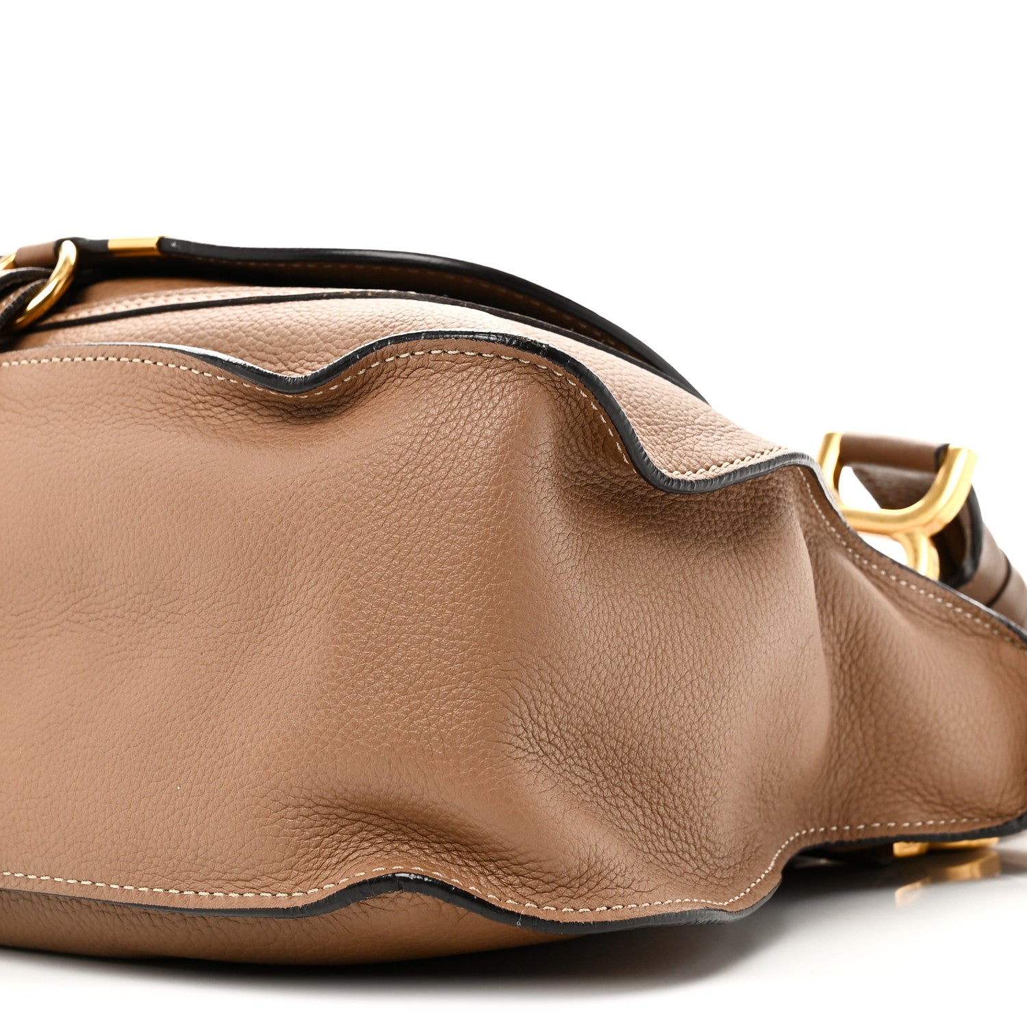 Calfskin Medium Marcie Satchel Nut