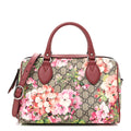 GG Supreme Monogram Blooms Small Boston Beige Multicolor Dry Rose