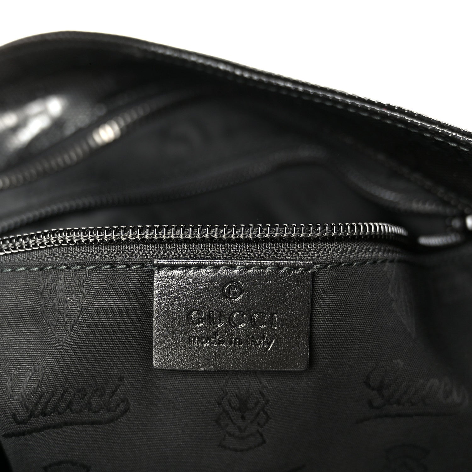 Imprime Monogram Medium Flat Messenger Bag Black