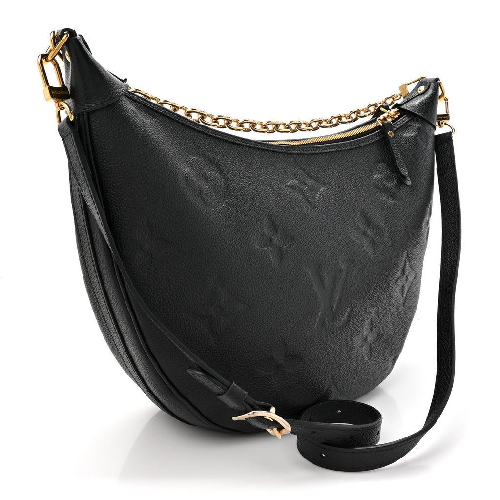 Empreinte Monogram Giant Loop Hobo Black