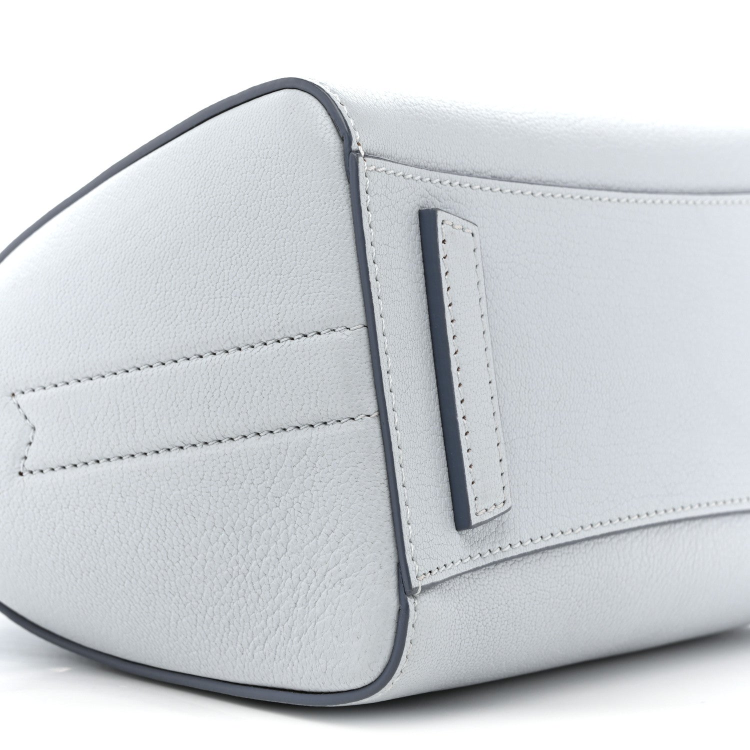 Sugar Goatskin Mini Antigona Baby Blue
