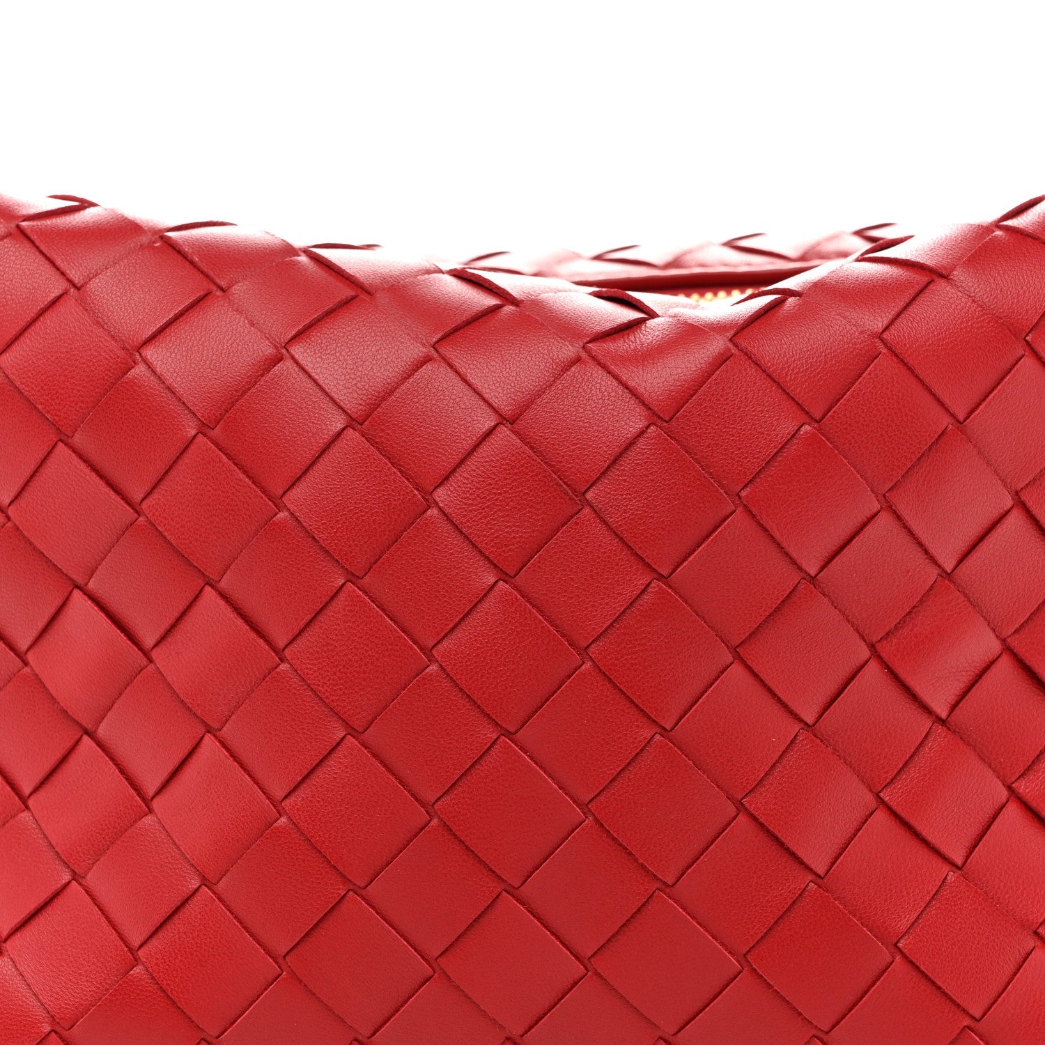 Calfskin Nappa Intrecciato Mini Wallace Apple Candy
