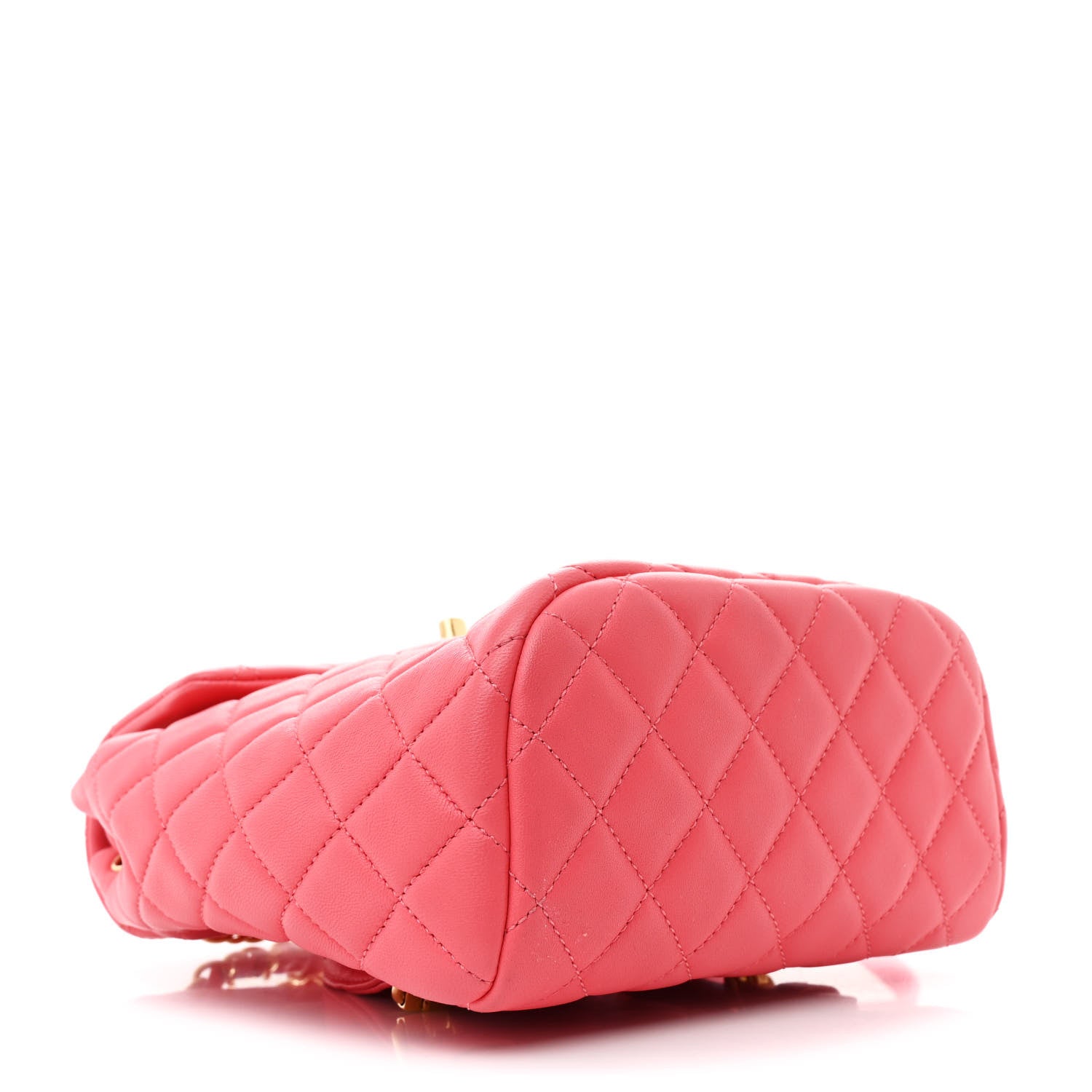 Lambskin Quilted Small Urban Spirit Backpack Dark Pink