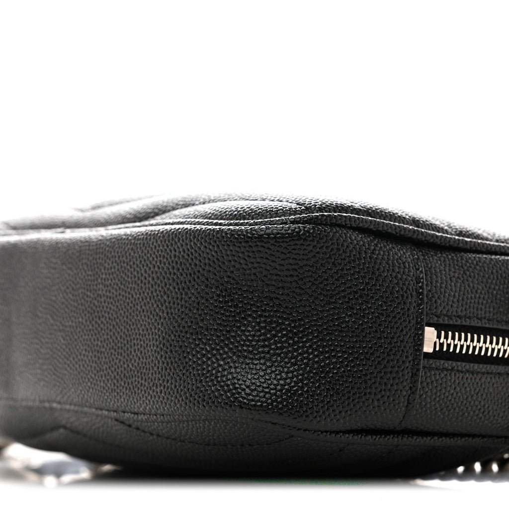 Grain De Poudre Matelasse Monogram Mini Lou Camera Bag Black