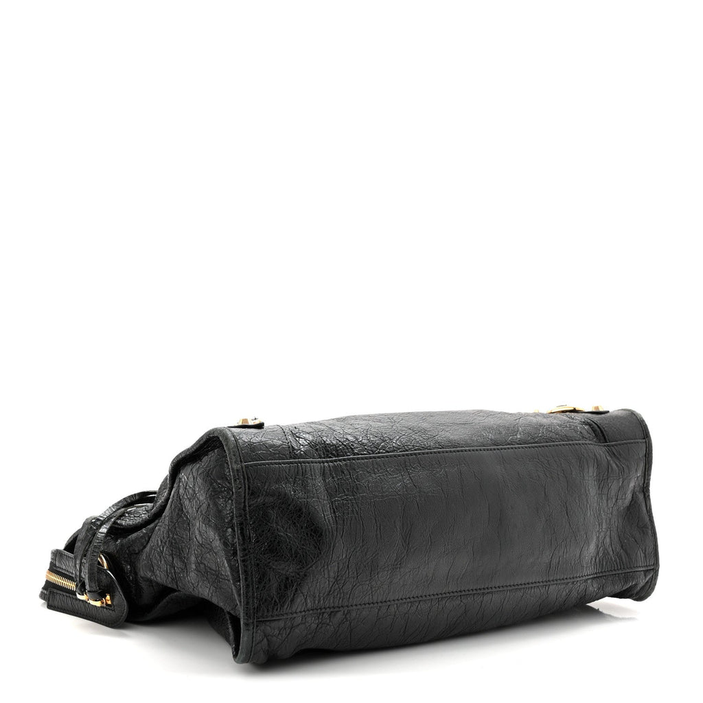 Agneau Classic Gold Hardware City Black