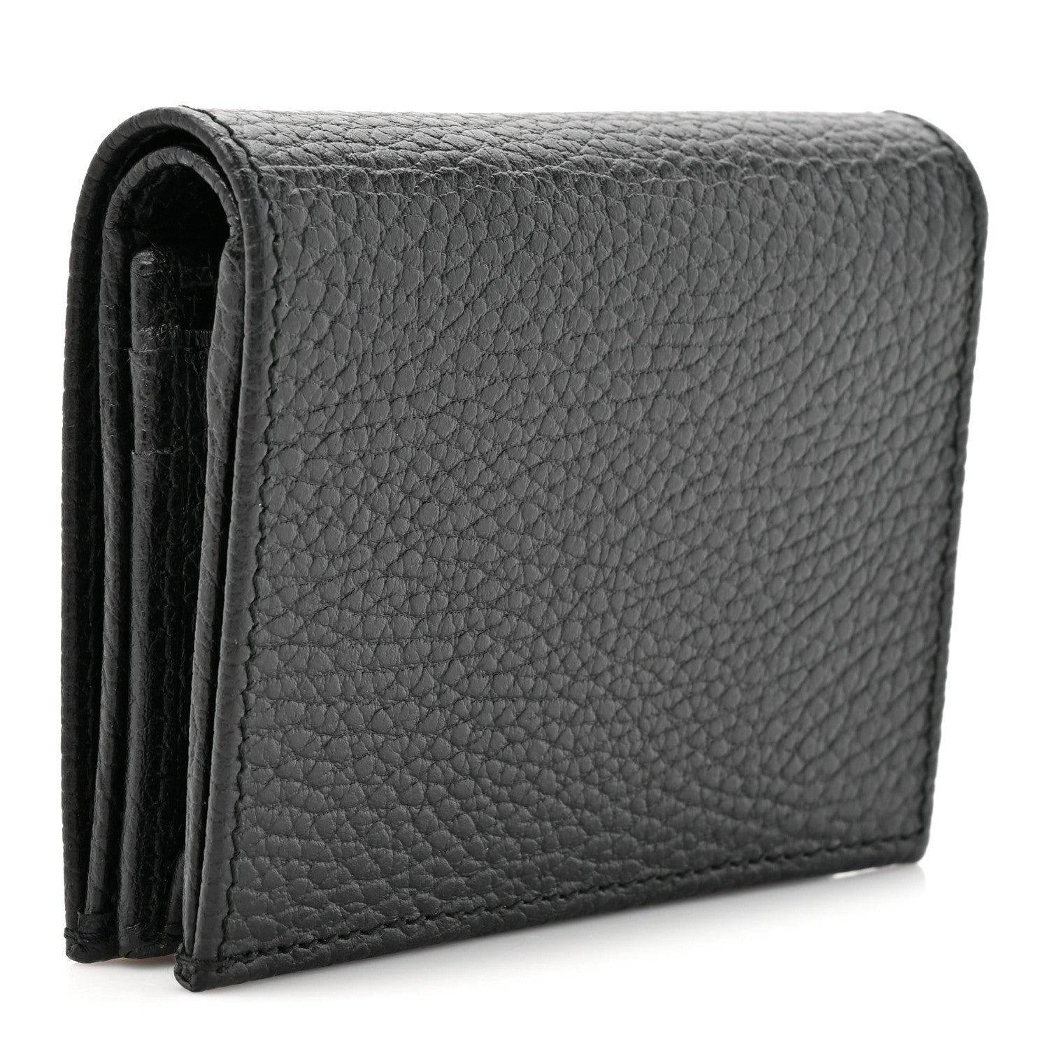 Pebbled Calfskin GG Marmont  Case Black