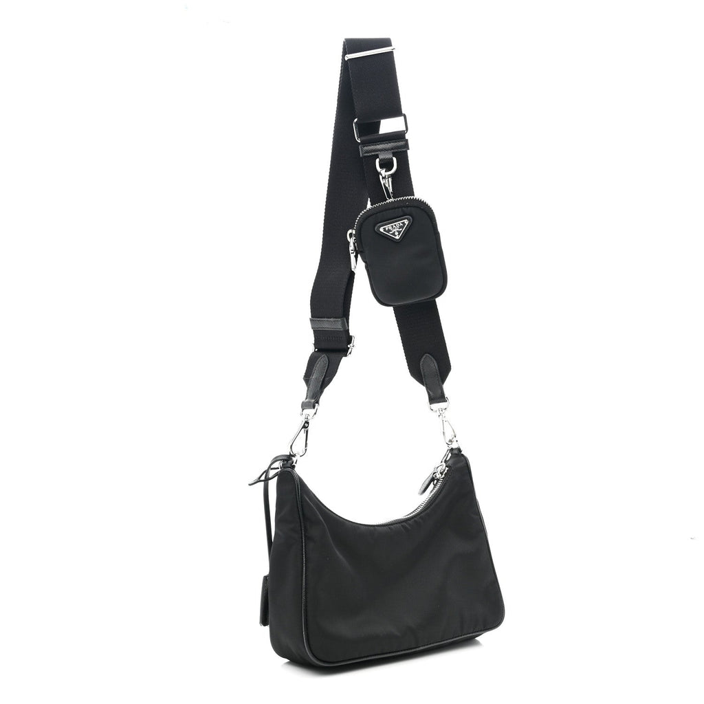 Nylon Re-Edition 2005 Shoulder Bag Black
