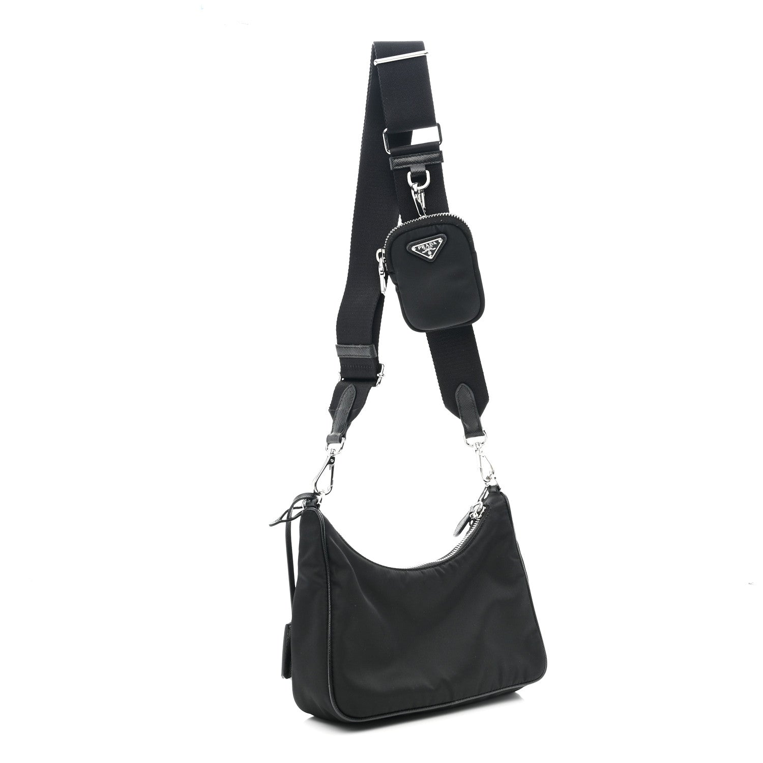 Nylon Re-Edition 2005 Shoulder Bag Black