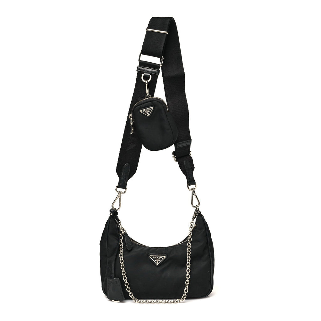 Nylon Re-Edition 2005 Shoulder Bag Black