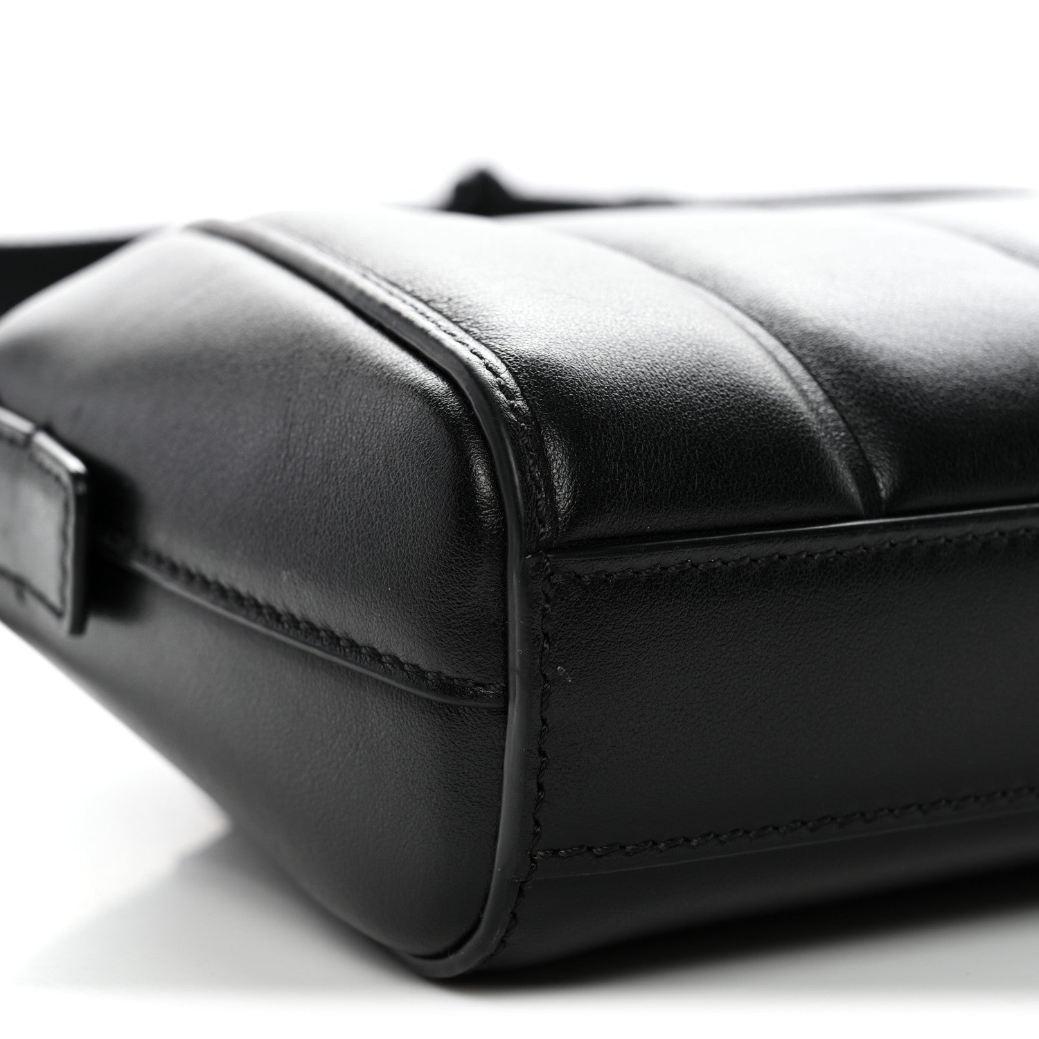 Lambskin Antigona U Padded Crossbody Bag Black