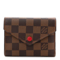 Damier Ebene Victorine Wallet Red