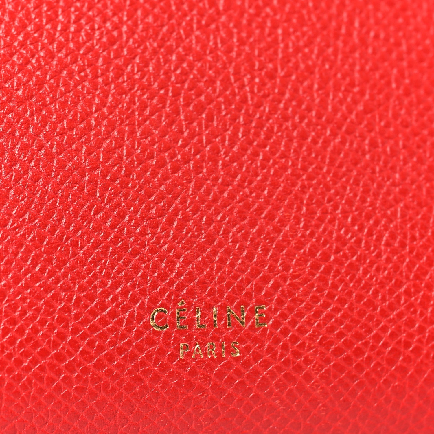 Baby Grained Calfskin Micro Belt Bag Coquelicot