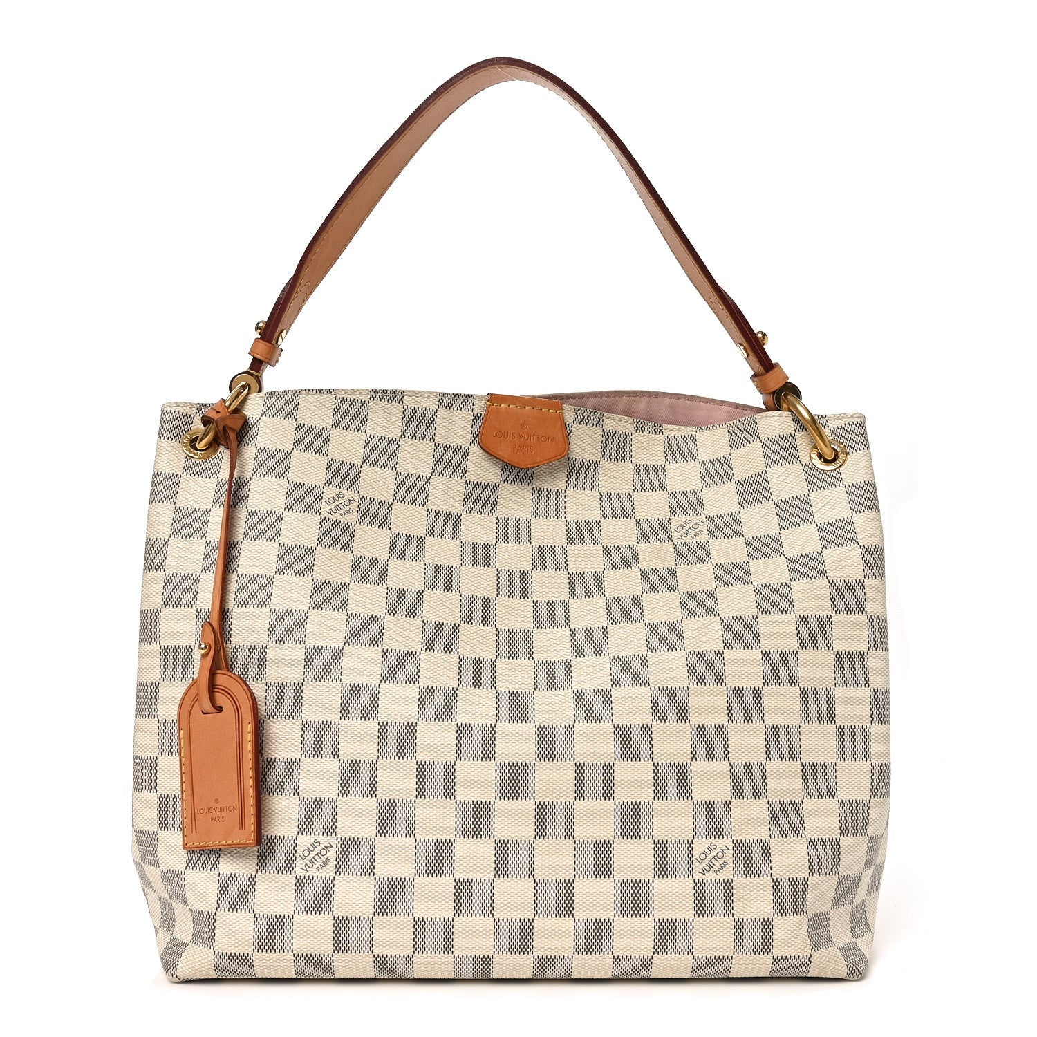 Damier Azur Graceful PM Rose Ballerine