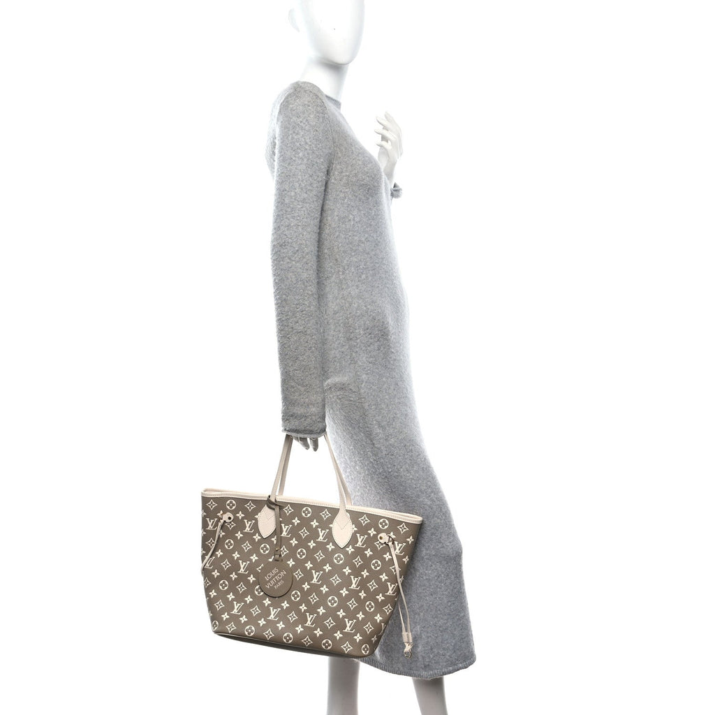 Empreinte Monogram Spring In The City Neverfull MM Kaki Beige Cream