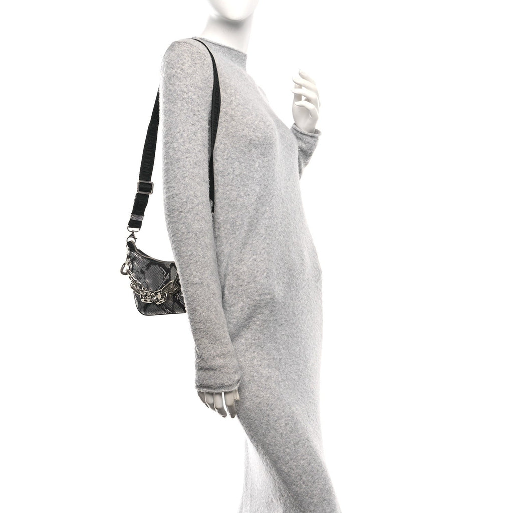 Calfskin Amazonia Loubila Mini Chain Shoulder Bag Multicolor