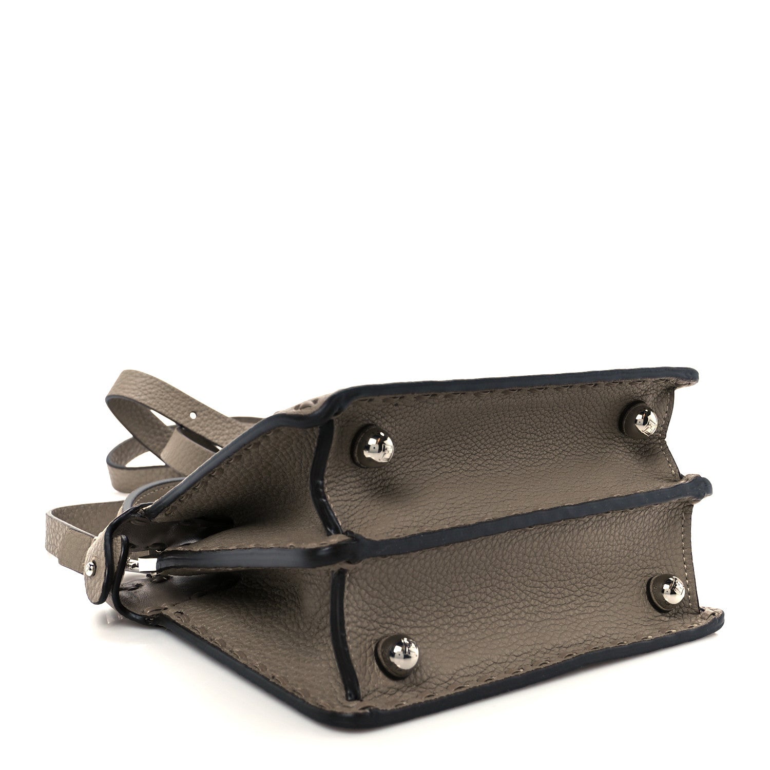 Cuoio Romano Selleria Mini Peekaboo I SEE U Iconic Satchel Fettuccia