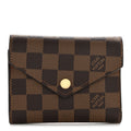 Damier Ebene Victorine Wallet Red