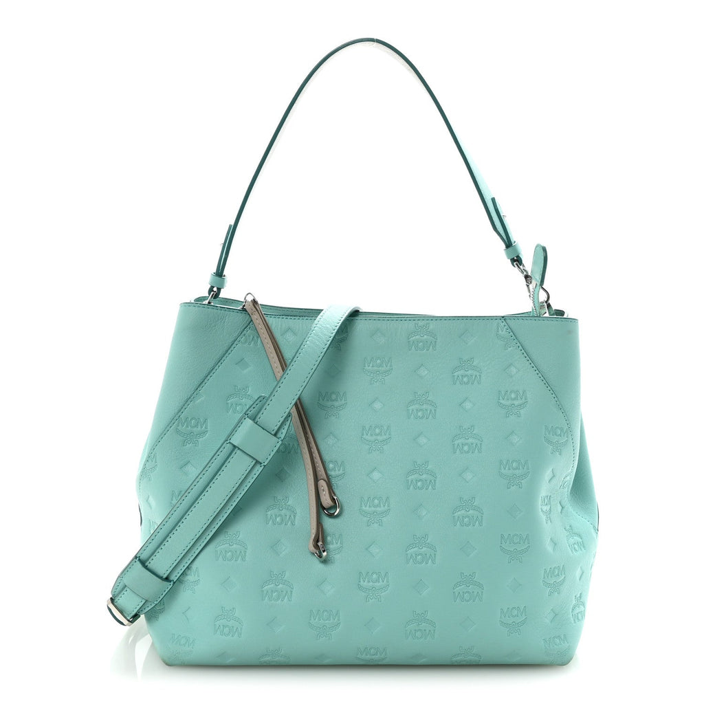 Calfskin Ottomar Monogram Medium Klara Hobo Pool Blue