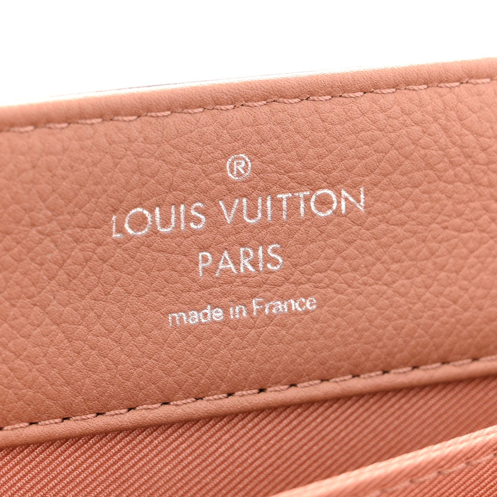 Soft Calfskin Lockme II Top Handle  Rose Bruyere