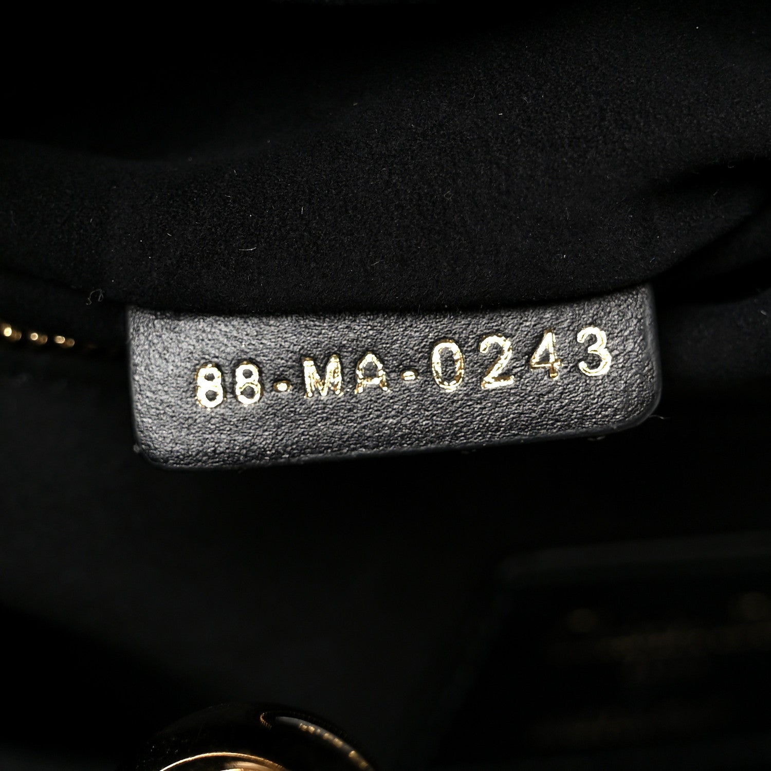Lambskin Cannage Medium Lady Dior Black