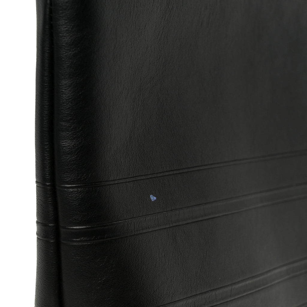 Calfskin Medium Diordouble Zip Pouch Black