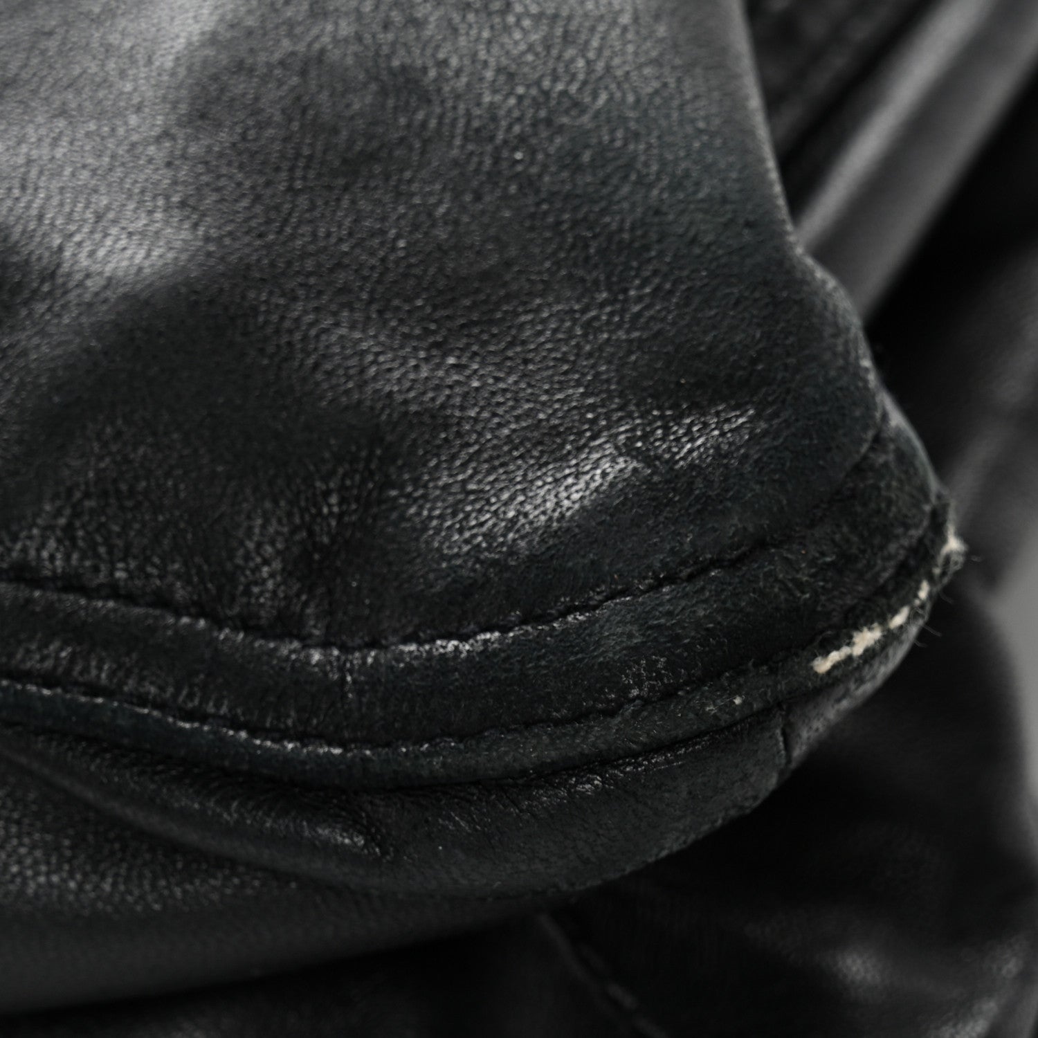 Nappa Pocket Satchel Black