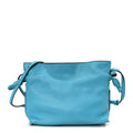 Nappa Flamenco Mini Knot Bag Turquoise