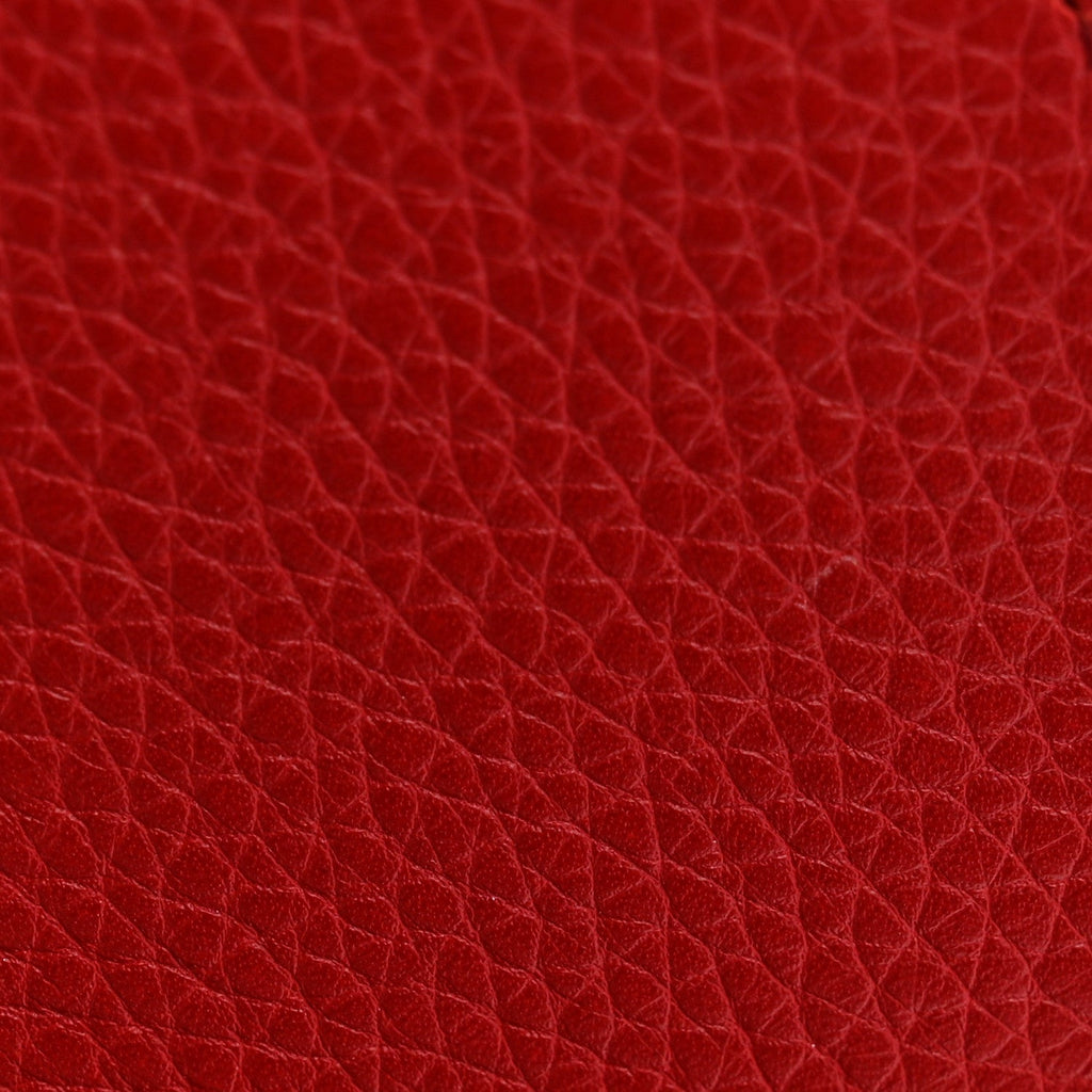 Pebbled Calfskin Medium Soho Flap Crossbody Tabasco Red