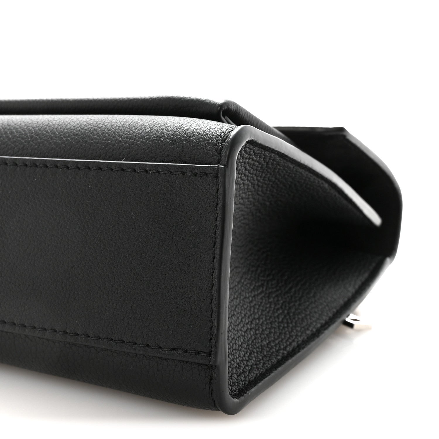 Soft Calfskin My Lockme Chain Bag BB Black