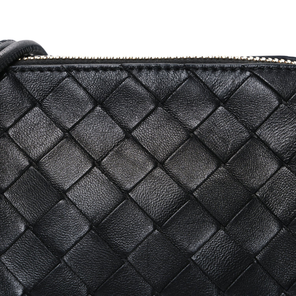 Nappa Intrecciato Concert Pouch Black