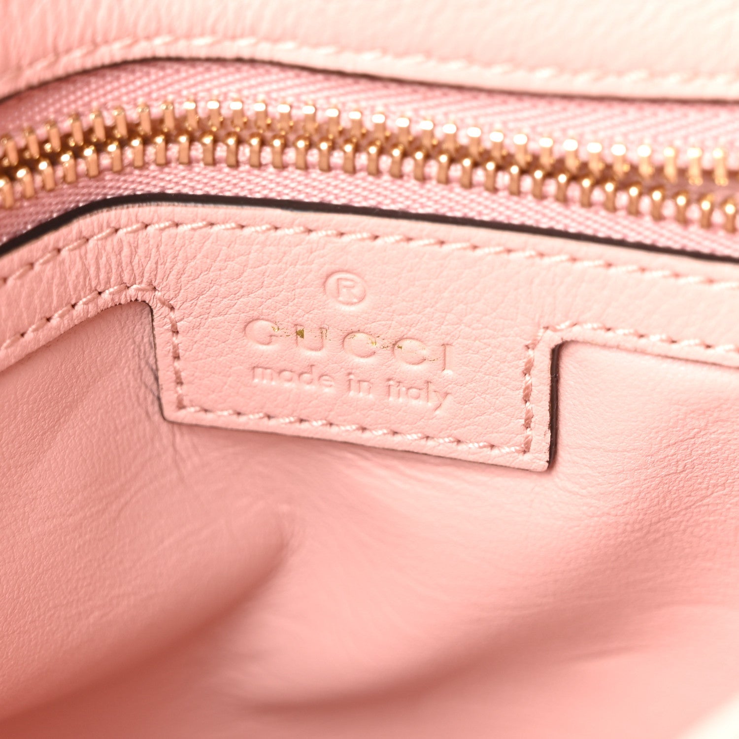 Roxy Calfskin Web Medium Blondie Top Handle Shoulder Flap Bag Powder Pink