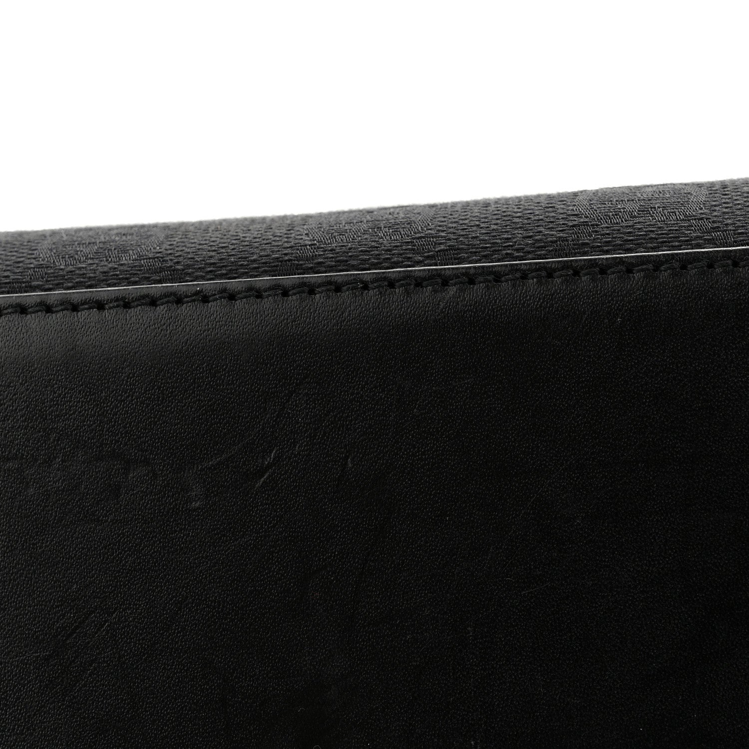 Monogram Bardot Shoulder Bag Black