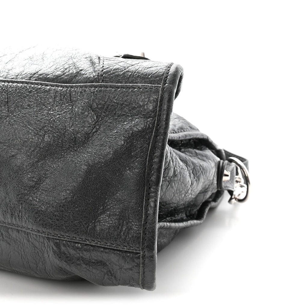 Agneau Classic Silver Hardware City Gris Fossile