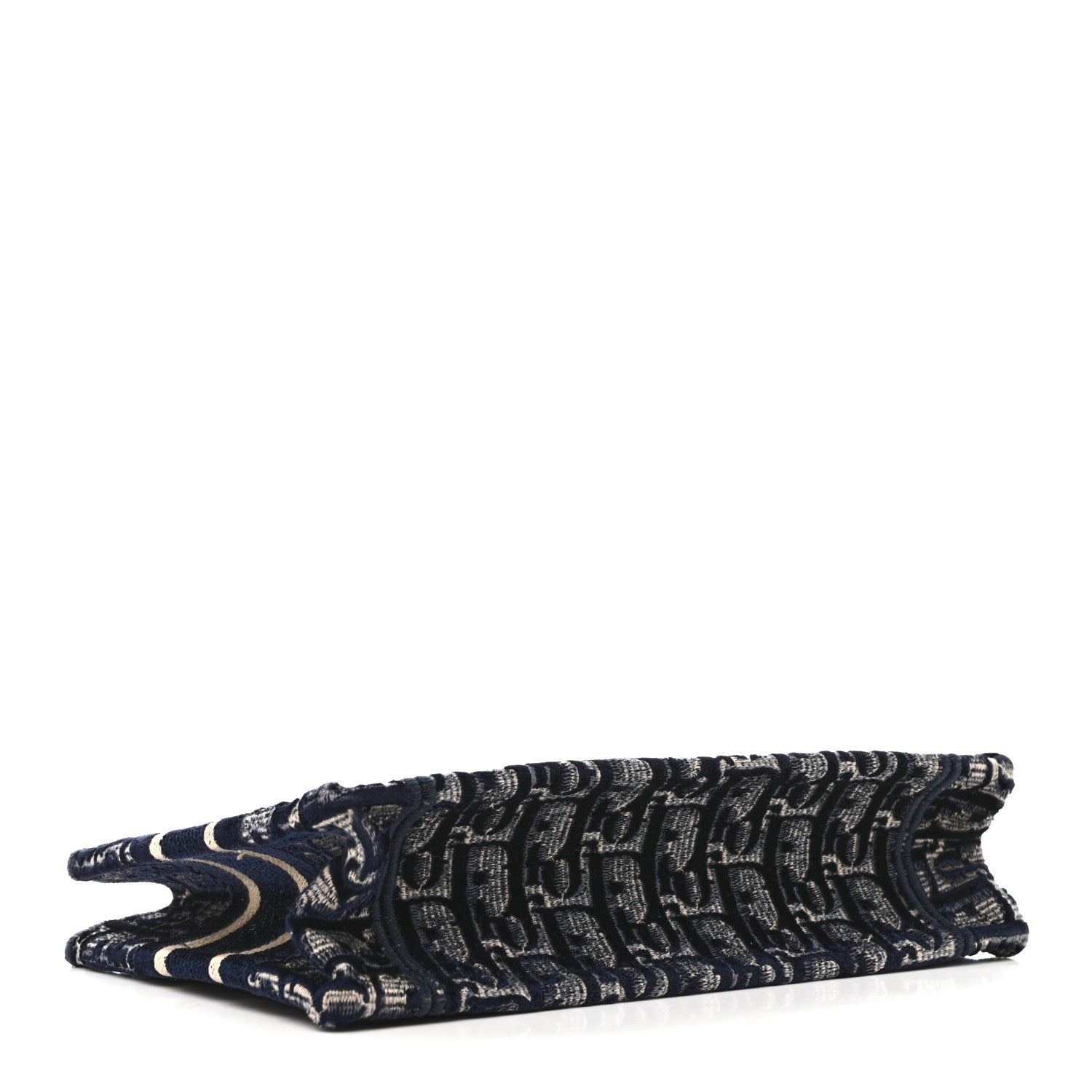 Velvet Oblique Mini Book Tote Blue Multicolor