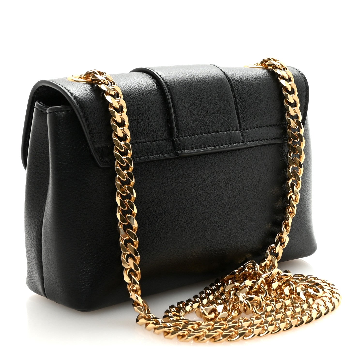Supple Calfskin Mini Victoire Bag Black