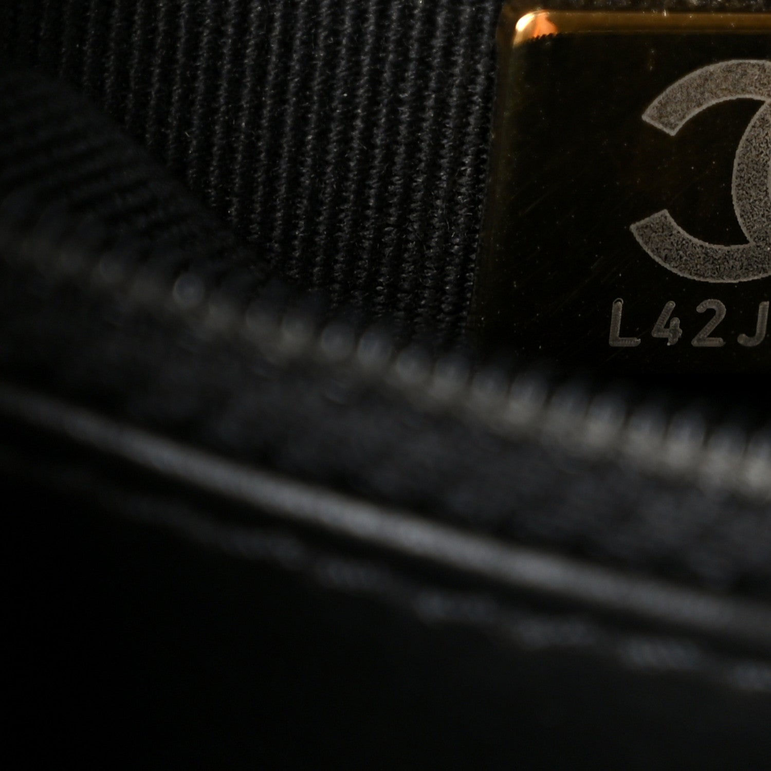Shiny Aged Calfskin Quilted Nano Kelly Shopper Black