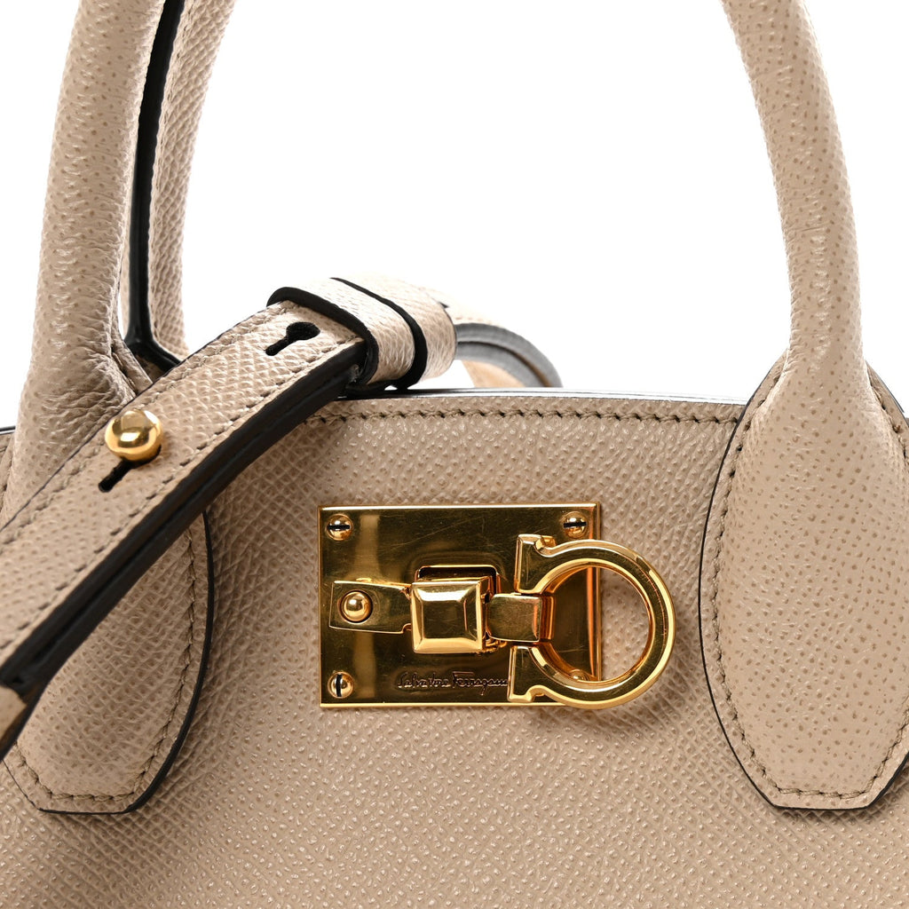 Calfskin Small The Studio Box Bag Daino