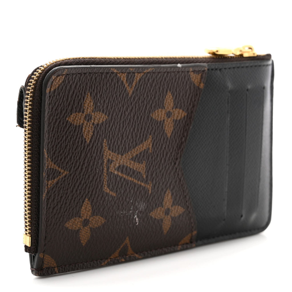 Monogram Recto Verso  Holder Black