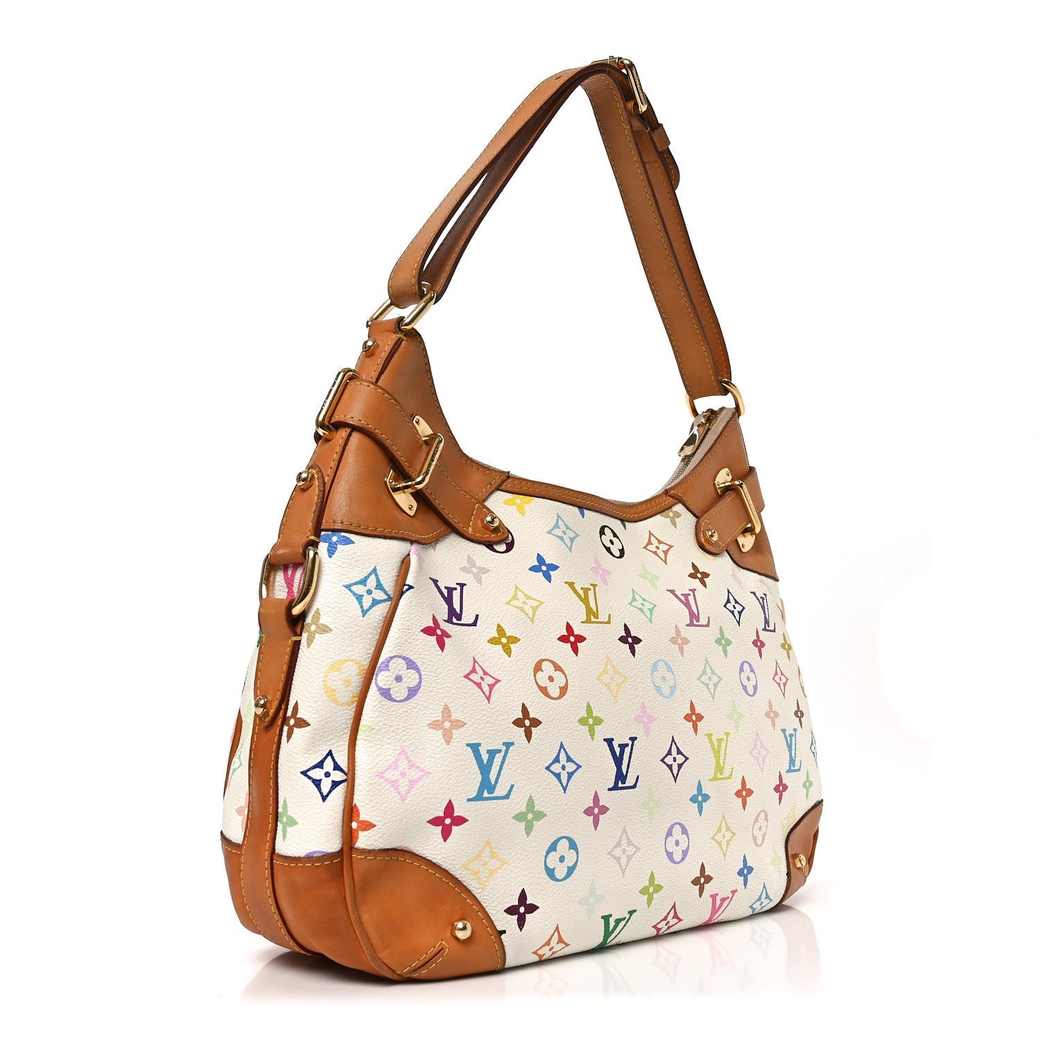 Monogram Multicolor Greta White
