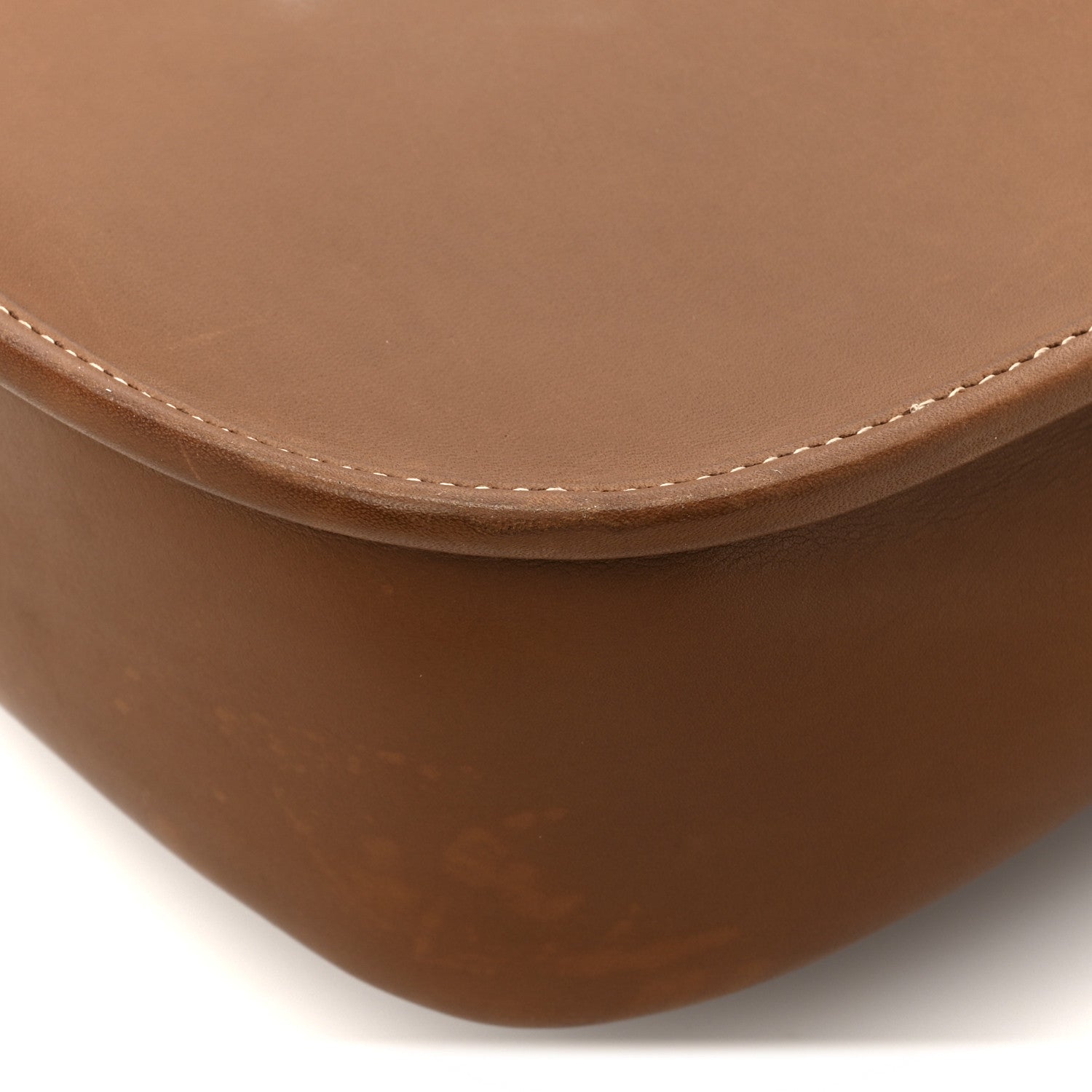 Vegetable Tanned Calfskin Le Caban Satchel Bag Brick