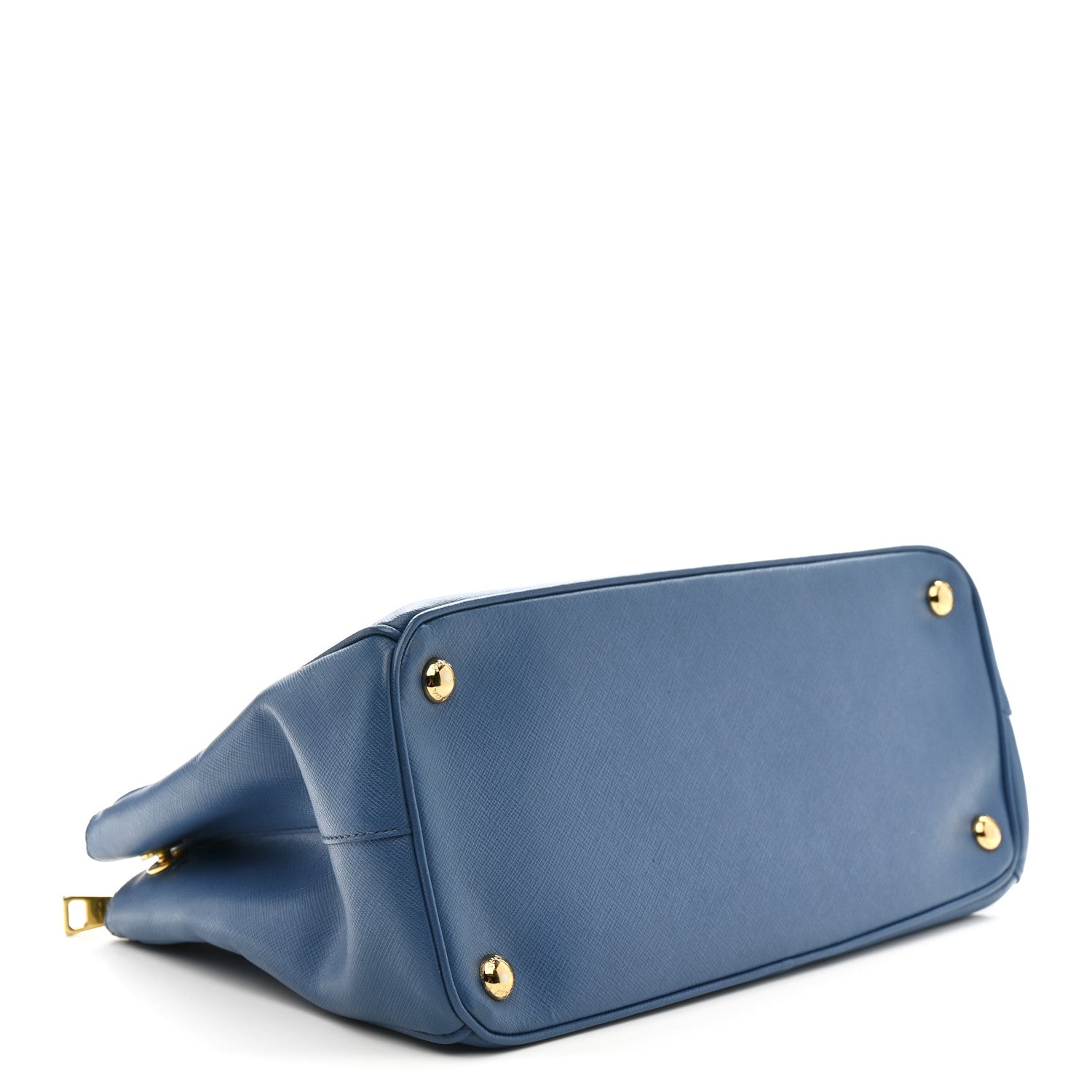 Saffiano Small Galleria Double Zip Tote Cobalto